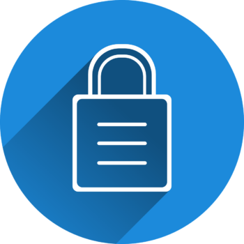 Free castle security locked vector